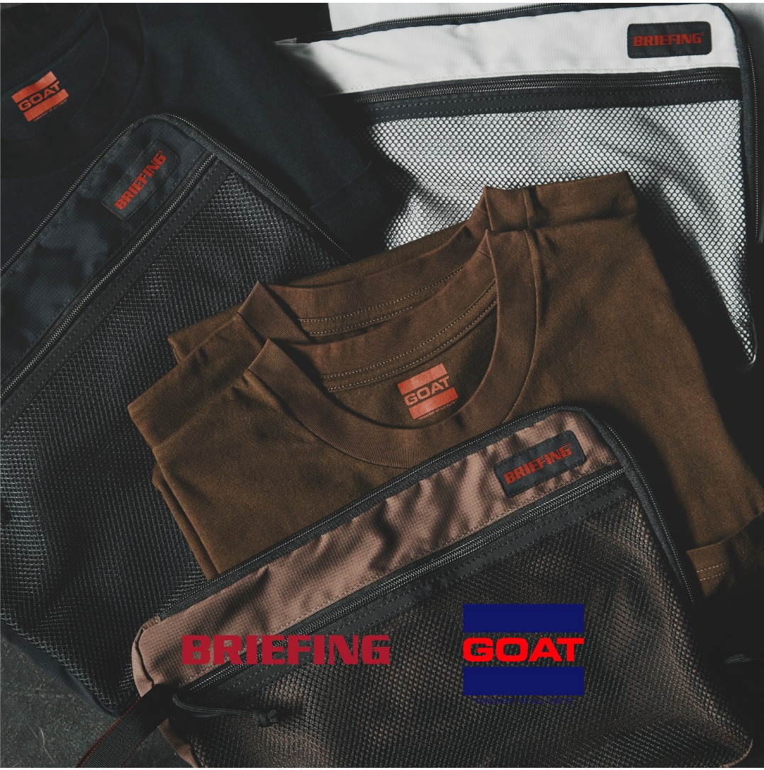 【 BRIEFING × GOAT 】コラボレーションTシャツ発売
